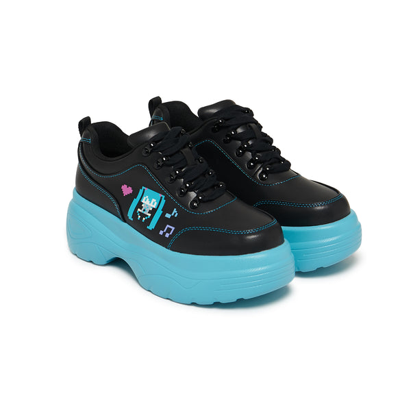 Koi Footwear Virtual Diva Miku Chunky Trainers - Black