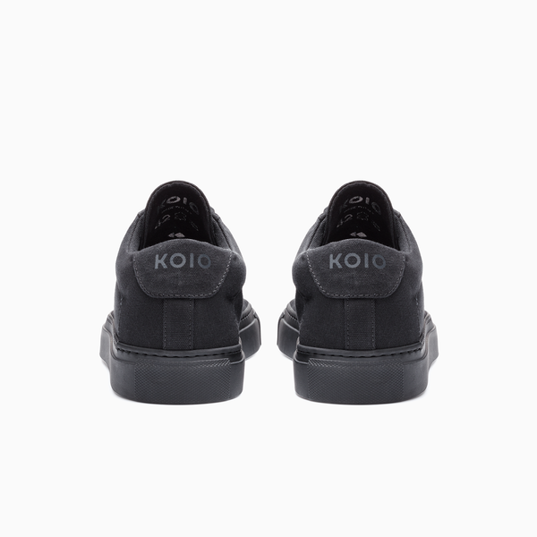 Koio Capri In Black Canvas