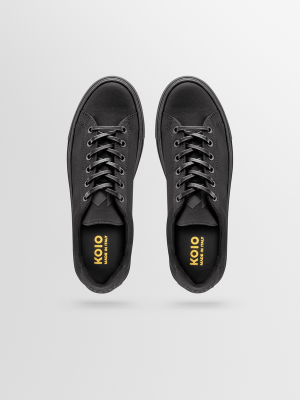 Koio Capri In Nero Canvas