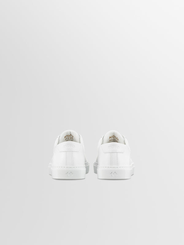 Koio Capri In Triple White Wide Fit