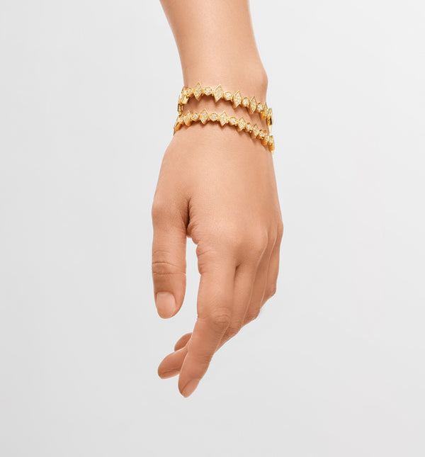 Kolours Jewelry Fortis Medium Mixed Hexagon Bracelet