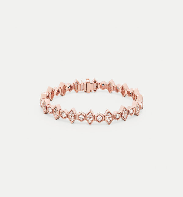 kolours jewelry Fortis Medium Mixed Hexagon Bracelet