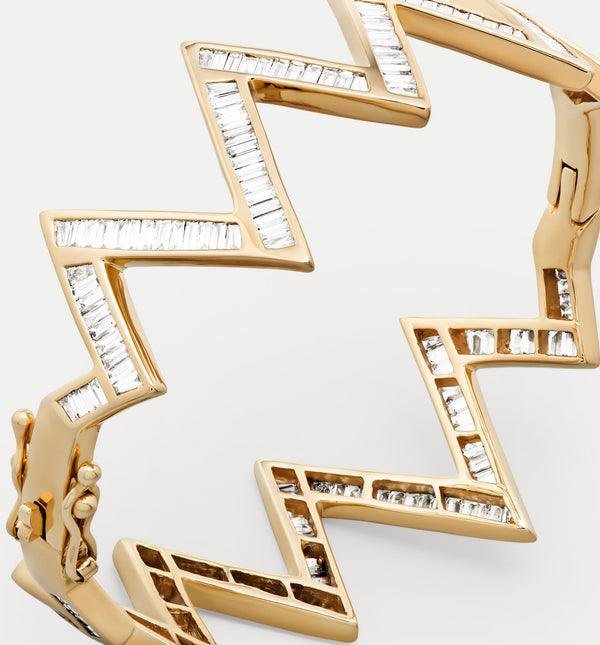 Kolours Jewelry Creo Zig Zag Bangle