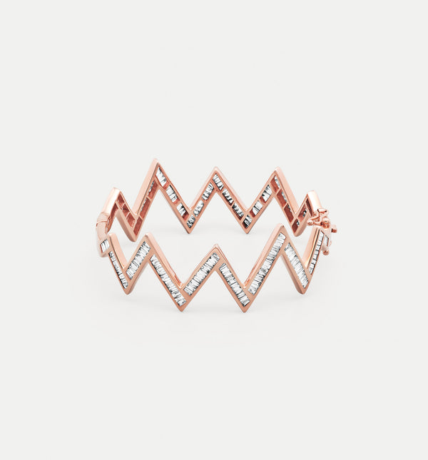 kolours jewelry Creo Zig Zag Bangle