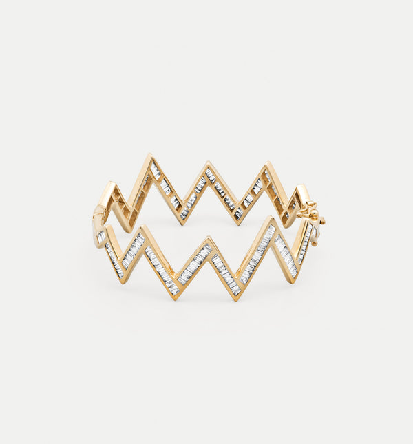 kolours jewelry Creo Zig Zag Bangle