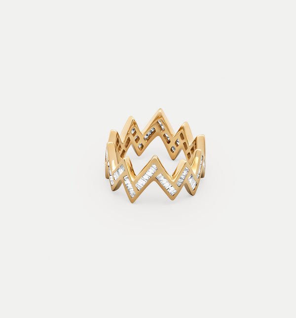 Kolours Jewelry Creo Zig Zag Ring