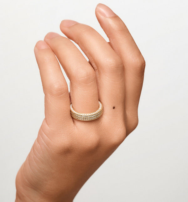 Kolours Jewelry Fortis 4 Row Ring