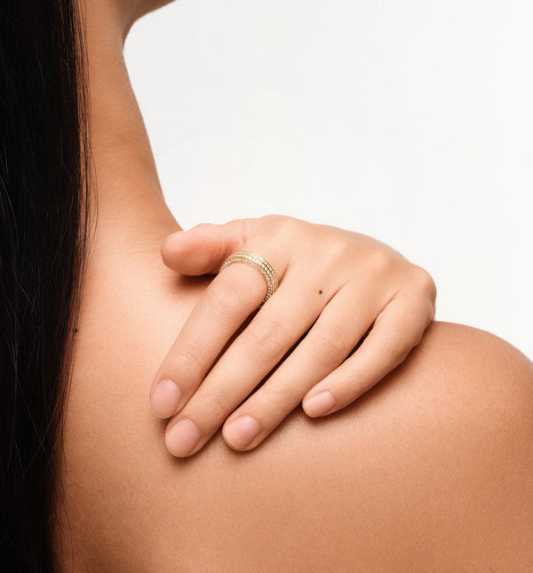 Kolours Jewelry Fortis 4 Row Ring