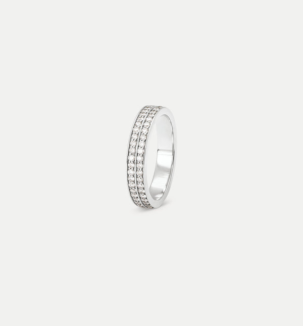 kolours jewelry Fortis Double Eternity Ring