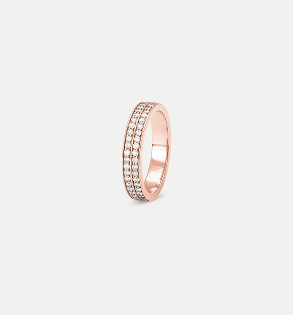 kolours jewelry Fortis Double Eternity Ring