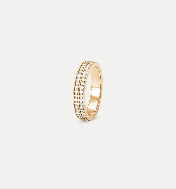 kolours jewelry Fortis Double Eternity Ring