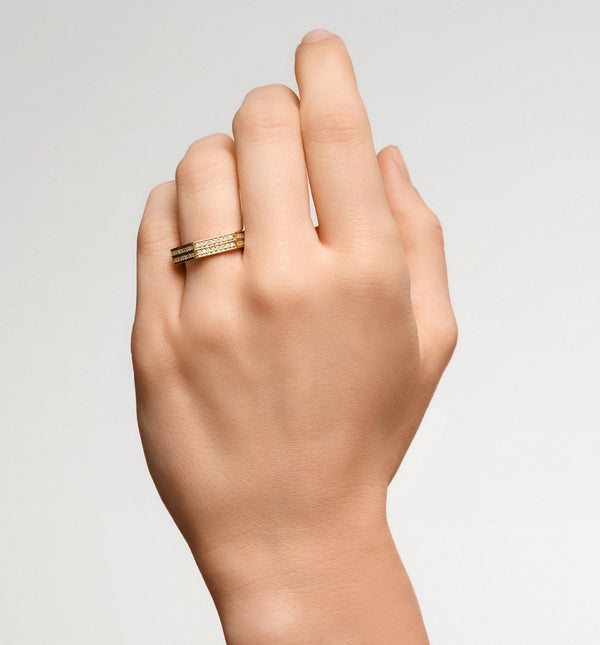 Kolours Jewelry Fortis Double Hexagon Ring