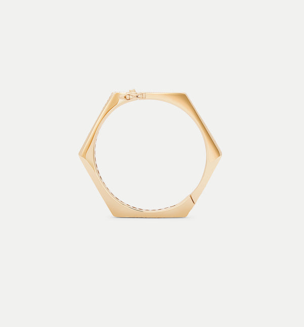 Kolours Jewelry Fortis Hexagon Bangle