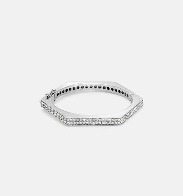 kolours jewelry Fortis Hexagon Bangle