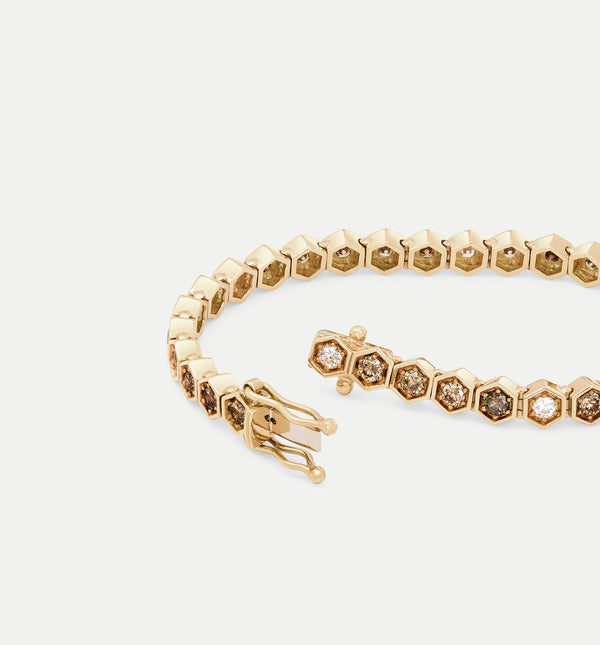 Kolours Jewelry Fortis Large Hexagon Bracelet