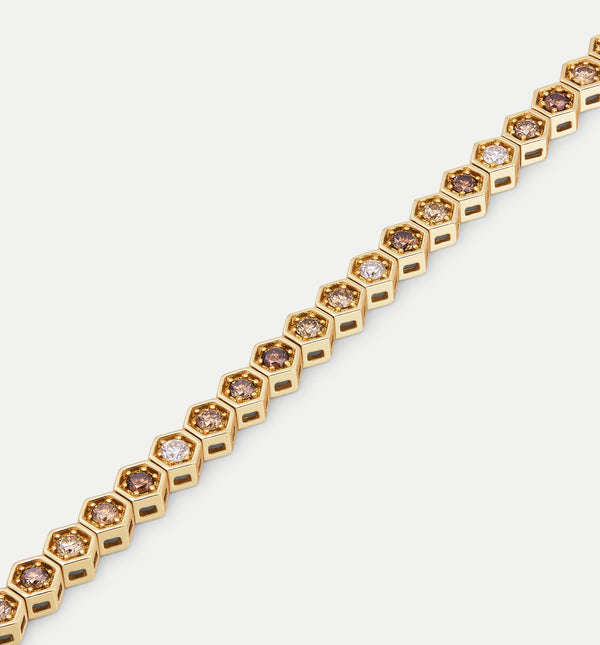 Kolours Jewelry Fortis Large Hexagon Necklace