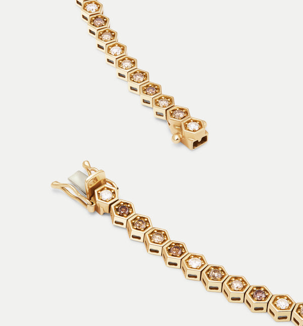 Kolours Jewelry Fortis Large Hexagon Necklace