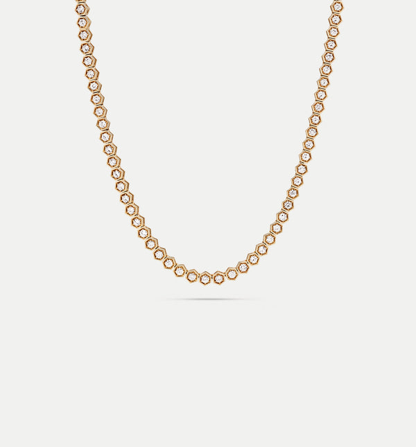 kolours jewelry Fortis Large Hexagon Necklace