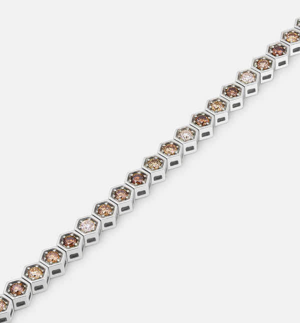 Kolours Jewelry Fortis Large Hexagon Necklace