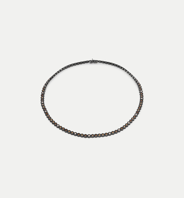 Kolours Jewelry Fortis Large Hexagon Necklace