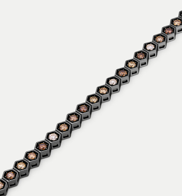 Kolours Jewelry Fortis Large Hexagon Necklace