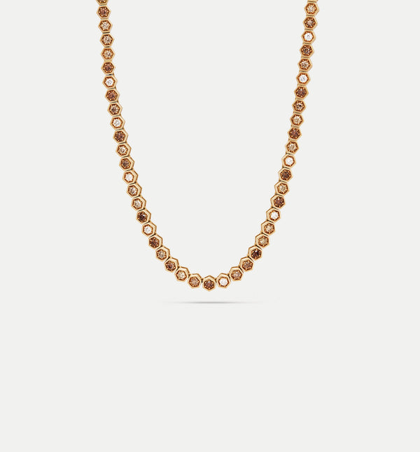 kolours jewelry Fortis Large Hexagon Necklace