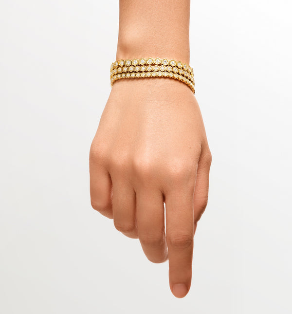 Kolours Jewelry Fortis Medium Hexagon Bracelet