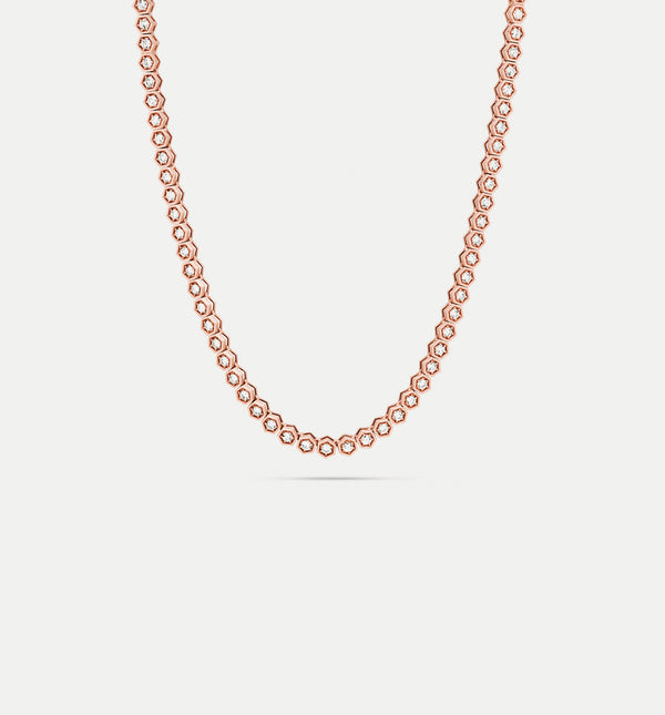 kolours jewelry Fortis Medium Hexagon Necklace