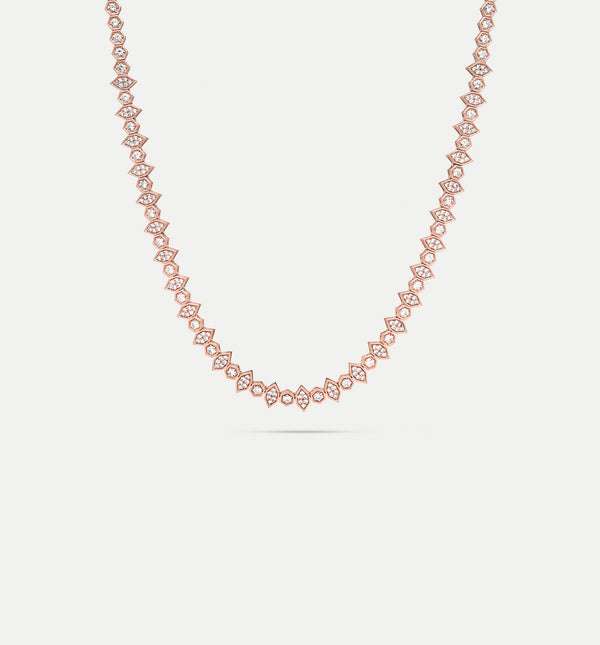 kolours jewelry Fortis Mixed Hexagon Necklace