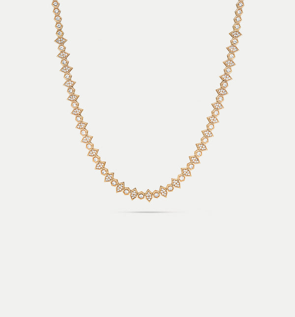 kolours jewelry Fortis Mixed Hexagon Necklace