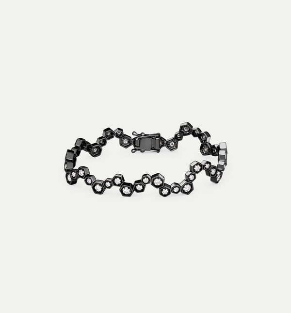 kolours jewelry Fortis Multi Hexagon Bracelet