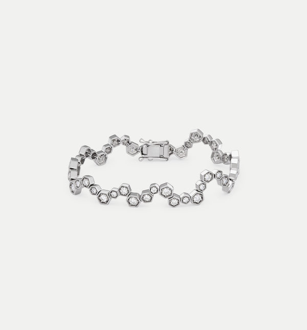 kolours jewelry Fortis Multi Hexagon Bracelet