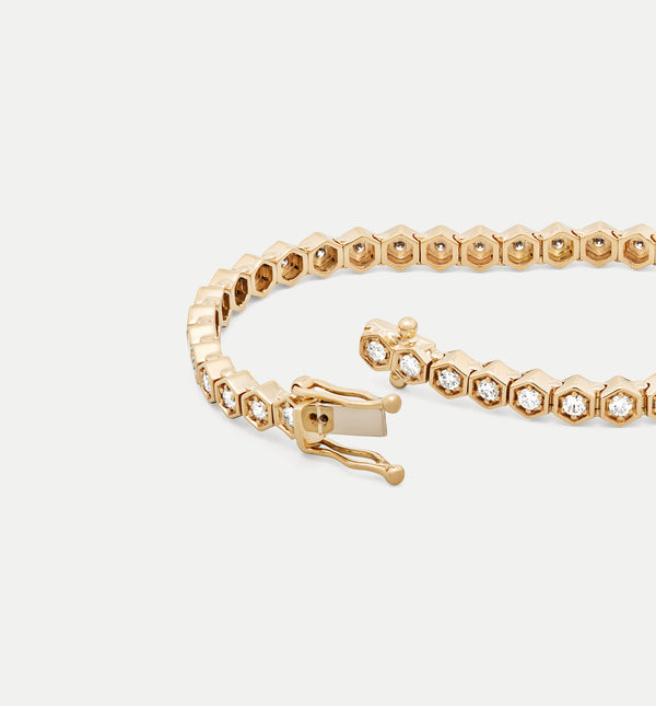 Kolours Jewelry Fortis Small Hexagon Bracelet