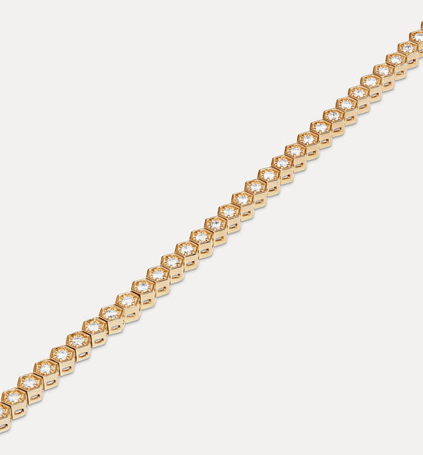 Kolours Jewelry Fortis Small Hexagon Necklace