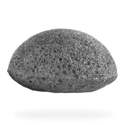 Konjac Sponge Konjac Mini Pore Refiner Woodland Badger With Bamboo Charcoal