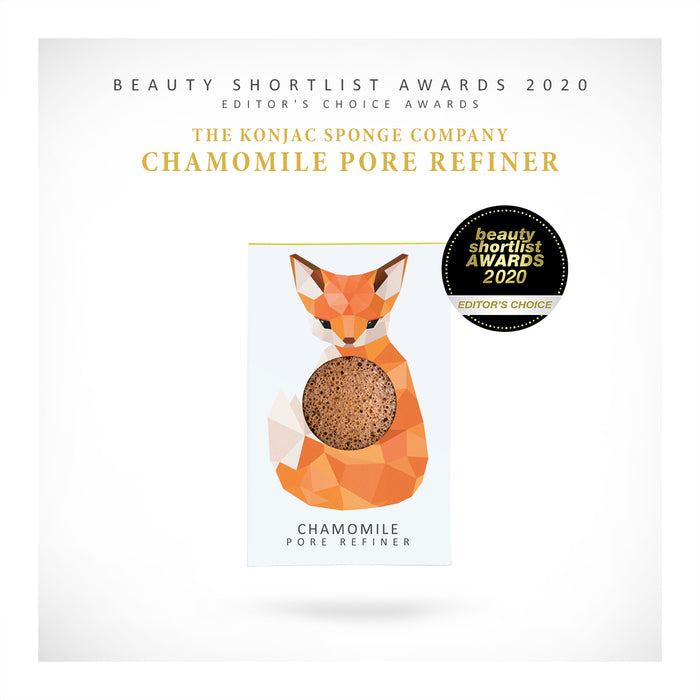 Konjac Sponge Konjac Mini Pore Refiner Woodland Fox With Chamomile