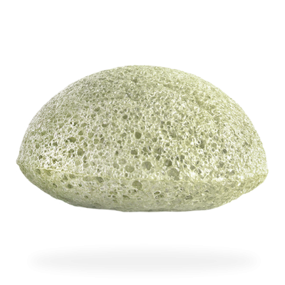 Konjac Sponge Konjac Mini Pore Refiner Woodland Woodpecker With French Green Clay