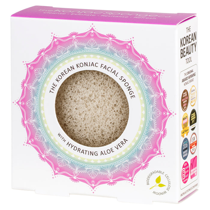 Konjac Sponge The Mandala Aloe Vera Face Sponge
