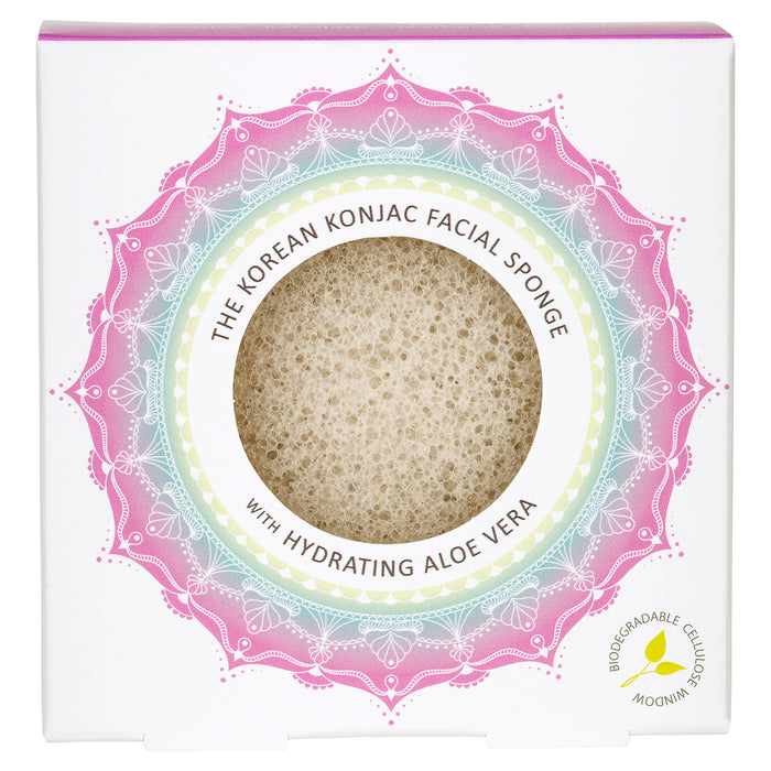 Konjac Sponge The Mandala Aloe Vera Face Sponge