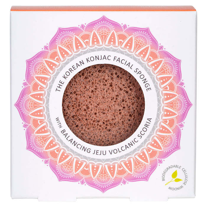 Konjac Sponge The Mandala Jeju Scoria Face Sponge