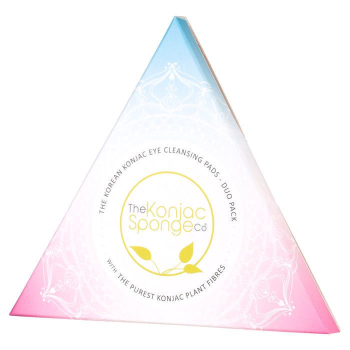 Konjac Sponge Pure Konjac Eye Cleansing Pads - Duo Pack