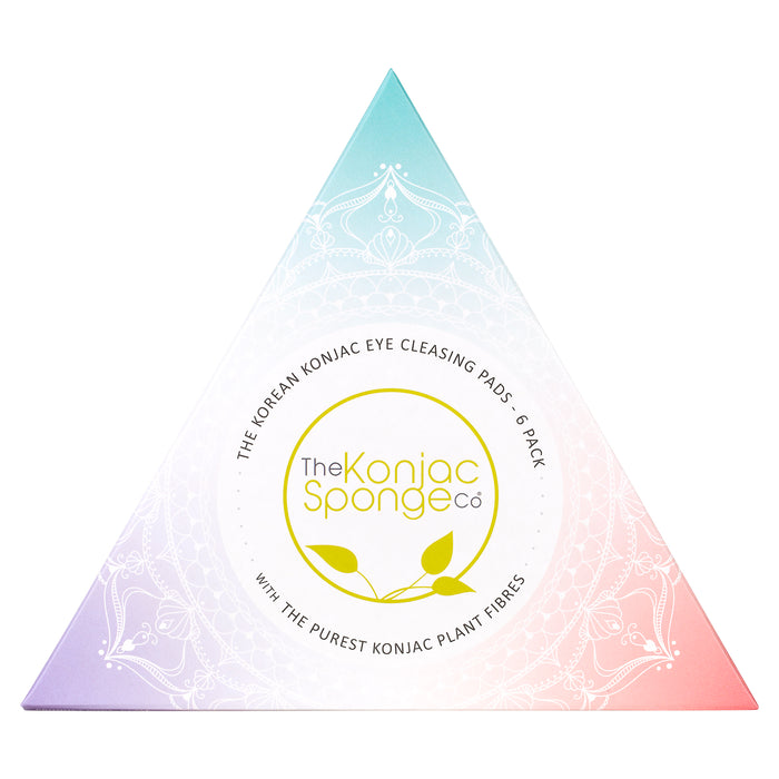 konjac sponge Pure Konjac Eye Cleansing Pads - Six Pack