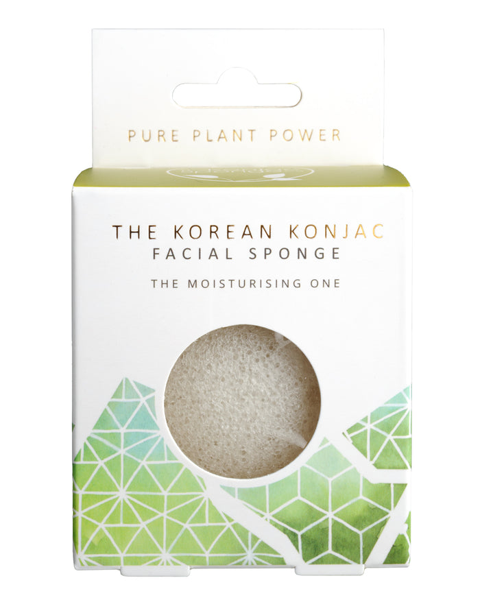 konjac sponge The Elements Earth - Moisturising Aloe Vera Facial Sponge