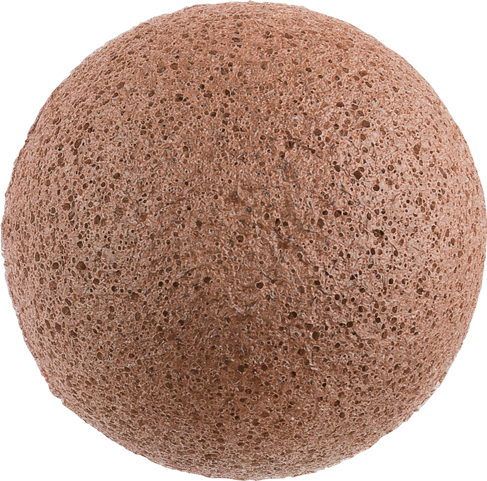 Konjac Sponge The Elements Fire - Purifying Volcanic Scoria Facial Sponge