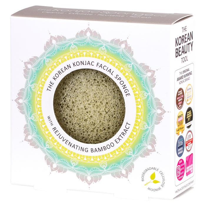 Konjac Sponge The Mandala Bamboo Extract Face Sponge