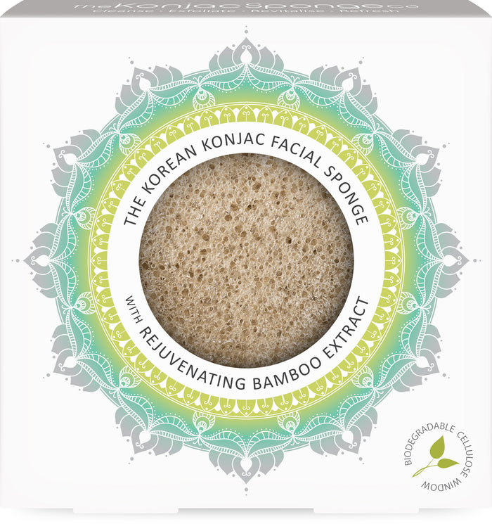 konjac sponge The Mandala Bamboo Extract Face Sponge