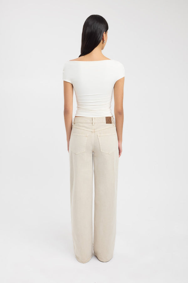 Kookai Addison Top Coconut Milk