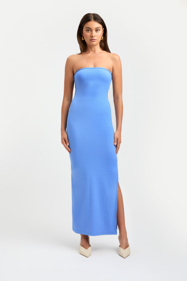 kookai Adrien Dress Bronte Blue