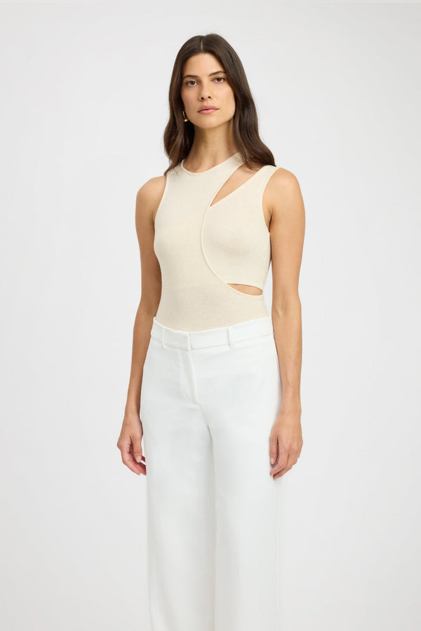 Kookai Agnes Tank Vanilla Marle