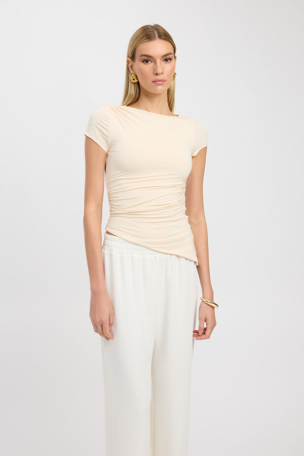 Kookai Alannah Tee Butter Cream